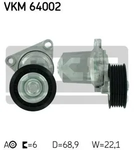 SKF VKM64002 Ролик натяжной ремня генератора с механизмом натяжения Mazda 6CX-7 1.82.02.3 02>