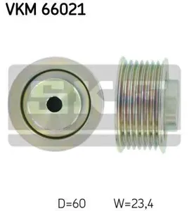 SKF VKM66021 Ролик обводной поликл.ремня