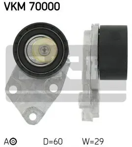 SKF VKM70000 Ролик натяжной ремня ГРМ Daewoo Nexia Nubira 1.4-1.6 93>