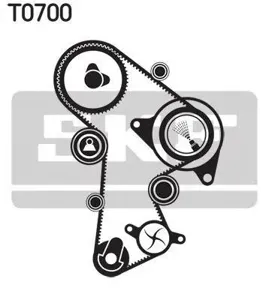 SKF VKMA01148 Комплект ремня ГРМ