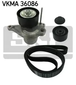 SKF VKMA36086 Комплект поликлин.ремня Nissan X-Trail 2007- Qashqai 2013- (ремень ролик натяжитель)