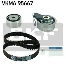 SKF VKMA95667 Комплект ремня ГРМ (ремень зубчатый - ХХХХ мм, ролик)
