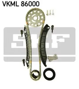 SKF VKML86000 Цепь ГРМ Комплект цепи ГРМ : натяжитель башмак успокоитель звездочка 2 шт. болты 6 шт. сальник