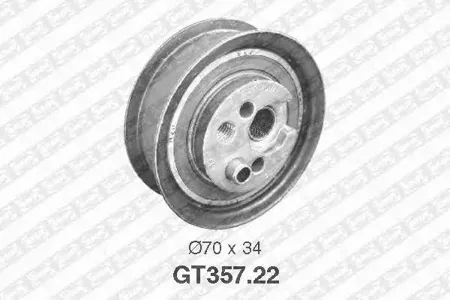 SNR/NTN GT35722 Ролик натяжной ремня ГРМ Audi A4A6, VW Passat 1.62.0 91>