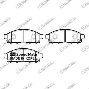 SPEEDMATE SMBPJ658 Колодки Mitsubishi (L200)
