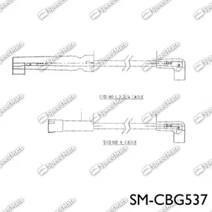 SPEEDMATE SMCBG537 Высоковольтные провода комплект