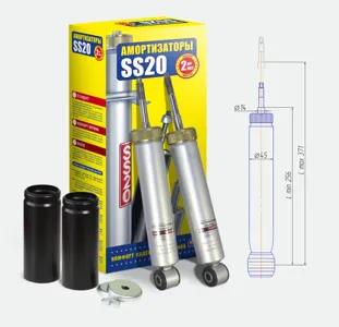 SS20 SS20244 Амортизатор передний SS20.517.00.000-02 Комфорт ОПТИМА Great Wall Hover