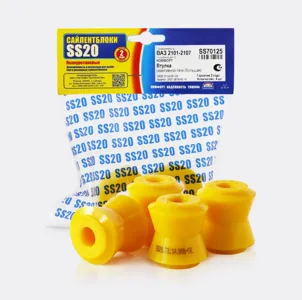 SS20 SS70125 Втулка реактивных тяг SS20 ВАЗ 2101-2107, 2121-21213 большие, полиуретан (цена за 4шт.)