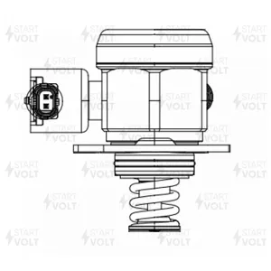STARTVOLT HPFP088 ТНВД BMW 5 F10 (10-)/X3 F25 (10-) 2.0T с 03.2014 г.