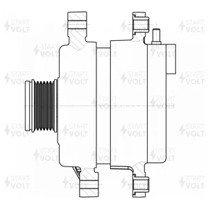STARTVOLT LG0847 Генератор Hyundai Kia Tucson Sportage 15-