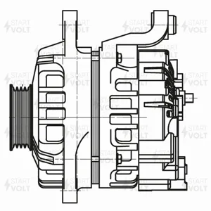 STARTVOLT LG1403 Генератор Nissan Note Micra 02-
