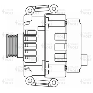 STARTVOLT LG1593 Генератор MERCEDES-BENZ GLK X204 (08-) 2.1CDI 180А