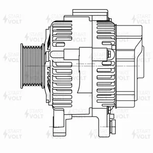 STARTVOLT LG1927 Генератор Toyota RAV4 Camry (V30) 00-