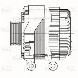 STARTVOLT LG2202 Генератор Subaru Forester SJ (13-) 2.0i2.5T 150A