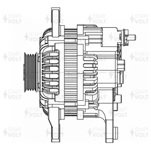 STARTVOLT LG2505 Генератор для ам Mazda Demio (96-) 1.3i323 (94-) 1.5i 70A (LG 2505)
