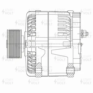 STARTVOLT LG3088 Генератор Faw J74180 с дв. CA6DM3 110А (LG 3088)