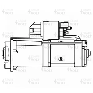STARTVOLT LST0863 Стартер Hyundai H-1 STAREX 07-