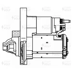 STARTVOLT LST1534 Стартер Mercedes A(W177)