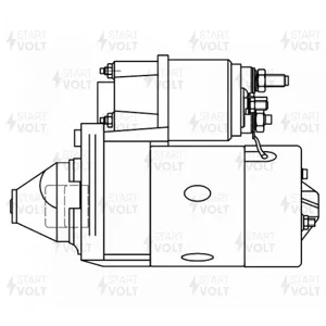 STARTVOLT LST1607 Стартер Fiat Punto (99-) 1.2i 0 8кВт (LSt 1607)