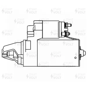 STARTVOLT LST1723 Стартер Porsche Cayenne 10-