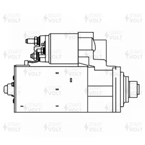 STARTVOLT LST1873 Стартер Porsche Cayenne 02-