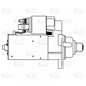 STARTVOLT LST1891 Стартер VAG Ford Sharan Galaxy 95-