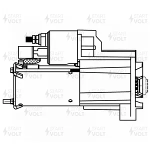 STARTVOLT LST1896 Стартер Audi A4A6 04-