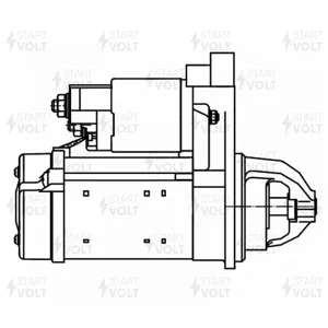 STARTVOLT LST1920 Стартер Toyota Land Cruiser 200 (07-) Lexus GX (09-) 4.6i 1,7кВт