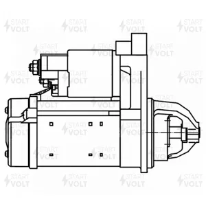 STARTVOLT LST1925 Стартер Lexus LX (07-) Toyota Tundra (06-) 5.7i 1 7кВт (LSt 1925)