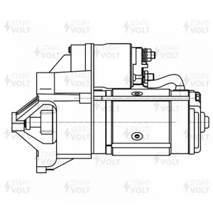 STARTVOLT LST2004 Стартер PSA TRAVELLERSPACETOURER 16-