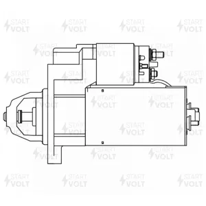STARTVOLT LST2618 Стартер BMW X5(E53)7(E38)