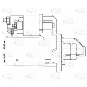 STARTVOLT LST2757 Стартер Haval DARGO 22-