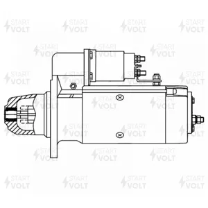 STARTVOLT LST2808 Стартер для ам Scania 4-series (95-) с дв. DC11DC12 24В 6,7кВт (LSt 2808)