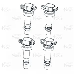 STARTVOLT SC0854 Катушка зажигания HYUNDAI SOLARIS (11-)/CRETA (16-)/KIA RIO (11-) 1.4I/1.6I (к-т 4 шт.)