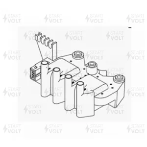 STARTVOLT SC1604 Катушка зажигания Fiat Brava 96-