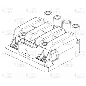 STARTVOLT SC1808 Катушка зажигания VAG Bora (98-) 2.0i (SC 1808)