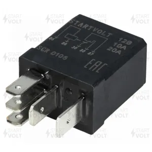 STARTVOLT SCR0106 Реле автомобильное 5 конт. 12V 1020A (без резистора) (SCR 0106)