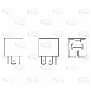 STARTVOLT SCR0332 Реле LADA VESTA (17-)/VESTA NG (23-)/GRANTA (15-) 12V 35A 4 конт.