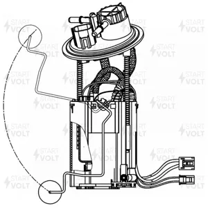 STARTVOLT SFM1006 Насос топливный Volvo S60S80 00- модуль