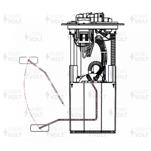 STARTVOLT SFM1011 Насос топливный Ford KUGA 08- модуль