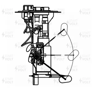 STARTVOLT SFM1026 Насос топливный Ford Fiesta 95- модуль