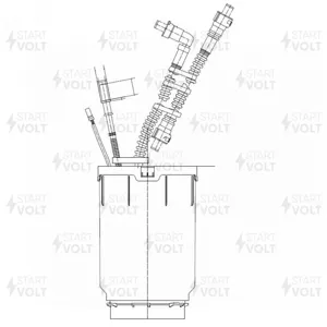 STARTVOLT SFM1303 Насос топливный в сборе VAG Touareg 06- Q7 05- 3.6I правый