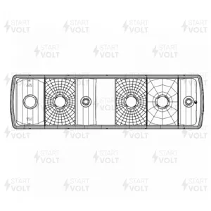 STARTVOLT STL3019L Фонарь задний Faw J6 ЛЕВЫЙ