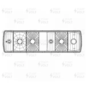STARTVOLT STL3019R Фонарь задний Faw J6 ПРАВЫЙ