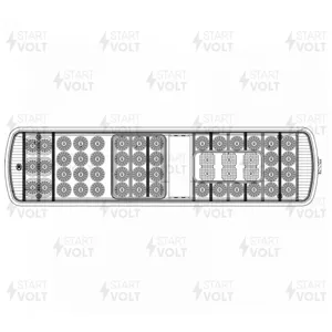 STARTVOLT STL3021L Фонарь задний для а/м Sitrak C7H/Howo T5G светодиодн. левый (STL 3021L)