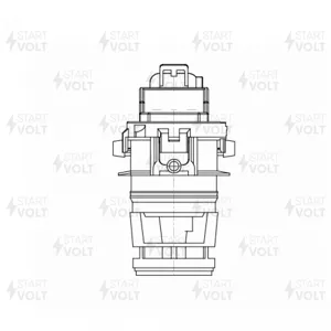 STARTVOLT SWP1902 Насос омывателя Toyota RAV4 12- с задн. омыв.