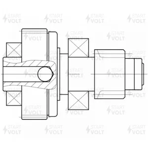STARTVOLT VCS1908 Бендикс Toyota Land Cruiser 100 98-