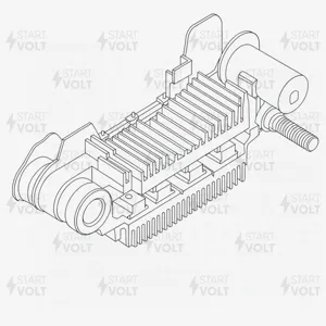STARTVOLT VDB0820 Диодный мост генератора HYUNDAI H-1 STAREX (00-) 2.5TD