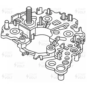 STARTVOLT VDB1082 Диодный мост генератора FORD TRANSIT (06-)/LAND ROVER DEFENDER (06-) 2.4TDCI