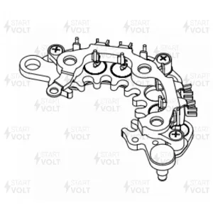 STARTVOLT VDB1480 Диодный мост генератора NISSAN X-TRAIL T31 (07-) 2.5I/X-TRAIL T30 (01-) 2.0I/2.5I